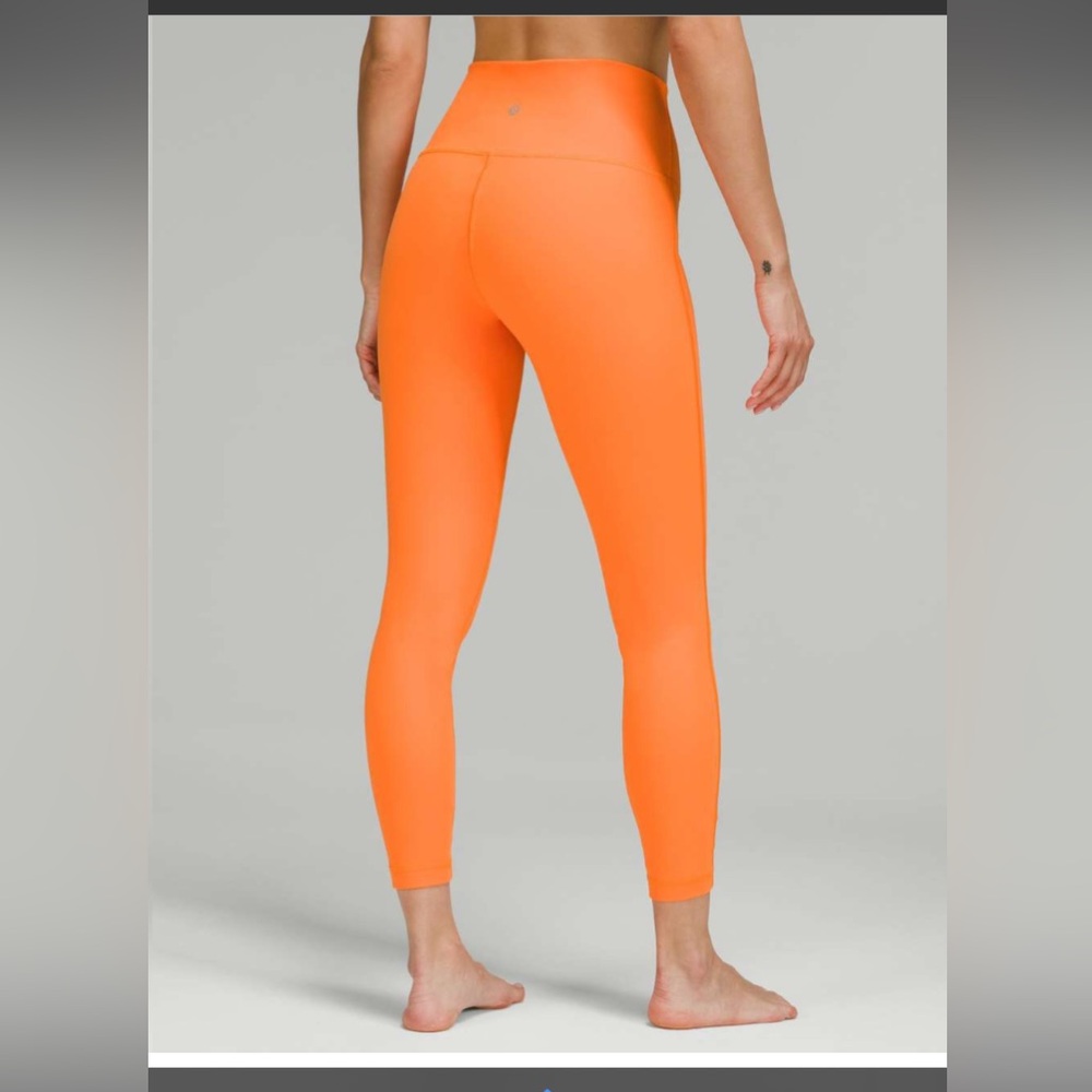 Lululemon wunder under orange soda